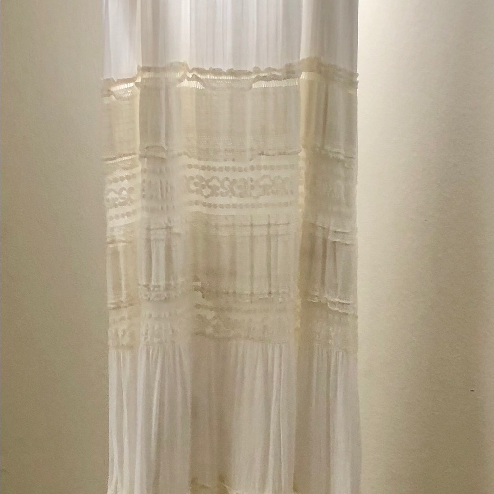 Handmade from Italy long white dress